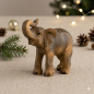 Preview: Handbemalte Krippenfigur Elefant klein, ca. 5,5 cm, K 005-25